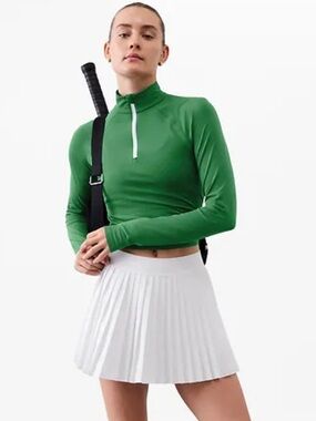 Athleta Match Point Pleated Skort - White